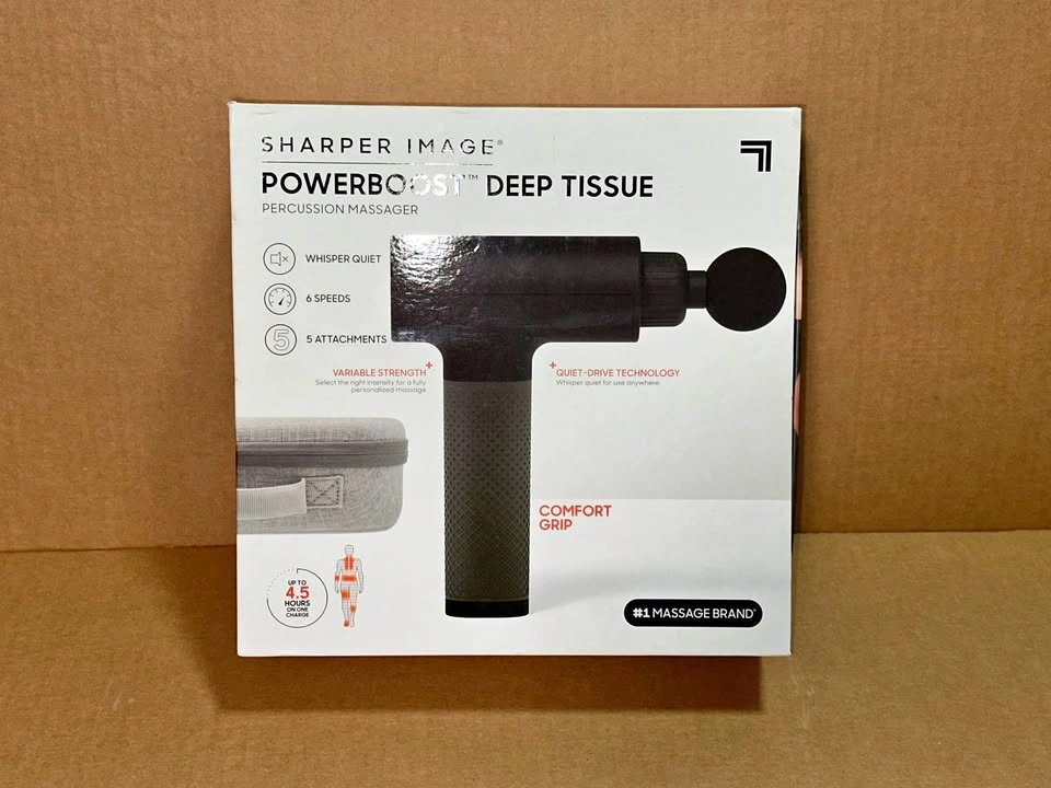 Sharper Image PowerBoost Deep Tissue Percussion Massager