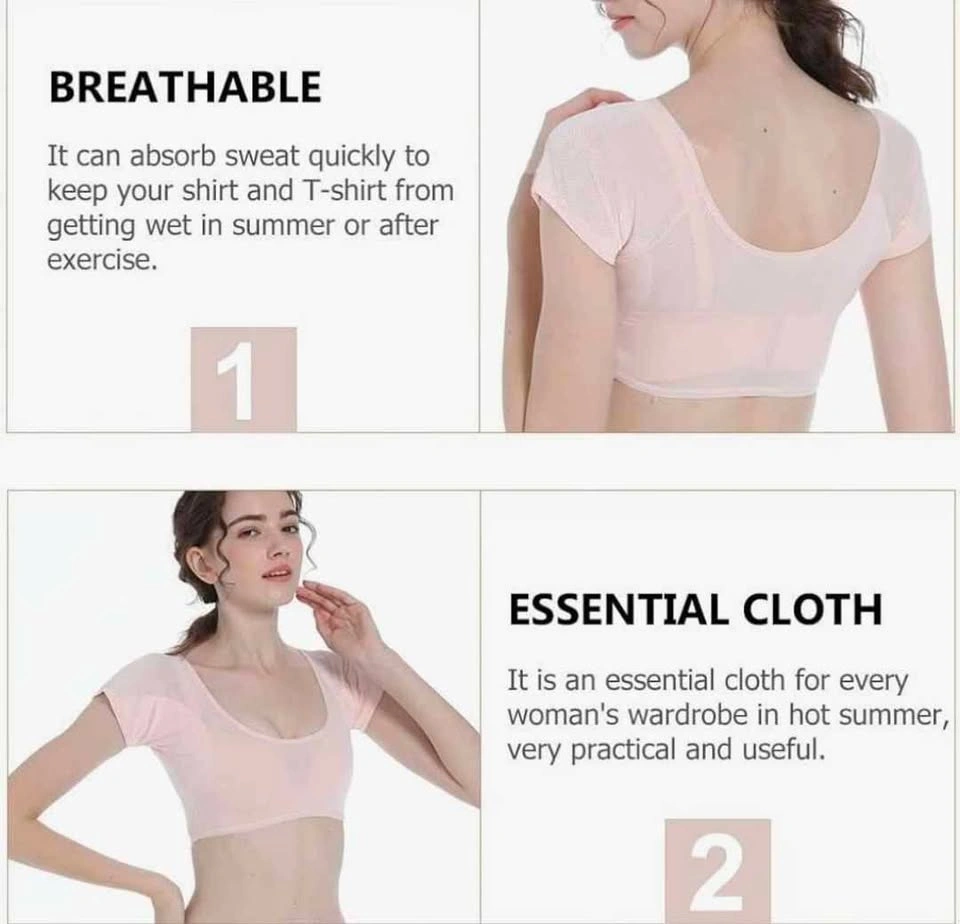 Women's Sweat-Absorbing Underarm Vest - photo 3