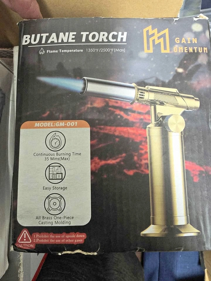 Brand New Brass Butane Torch (High Temperature)