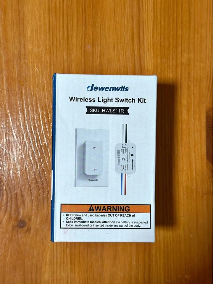 Dewenwils Wireless Light Switch Kit HWLS11R — Remote + RF Receiv