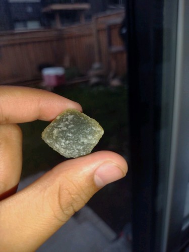 Raw Green Aventurine Rough Crystal - Deep Teal-Green Pocket Ston