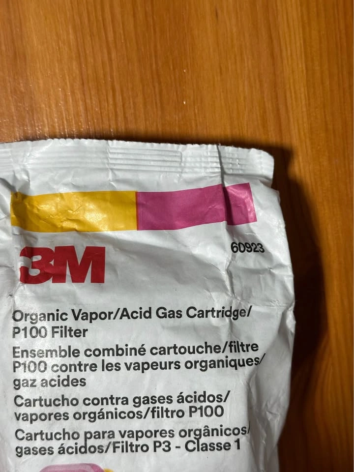 3M Organic Vapor / Acid Gas Cartridge — P100 — 2‑Pack — New / Se - photo 4