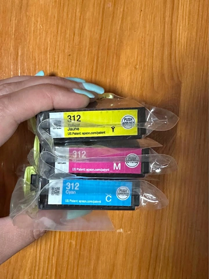 Epson 312 / T312 3‑Pack Ink Cartridges — Black / Cyan / Magenta
