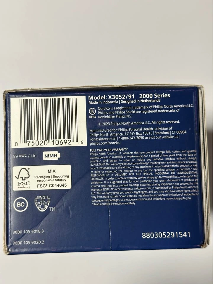 NEW SEALED Philips Norelco Shaver 2600 - Wet & Dry Electric Shav - photo 2