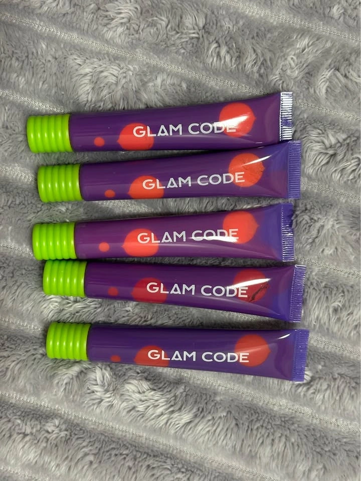 Glam Code Lip Care Set (5 pcs) — Hydrating Lip Balm Set — NEW - photo 3
