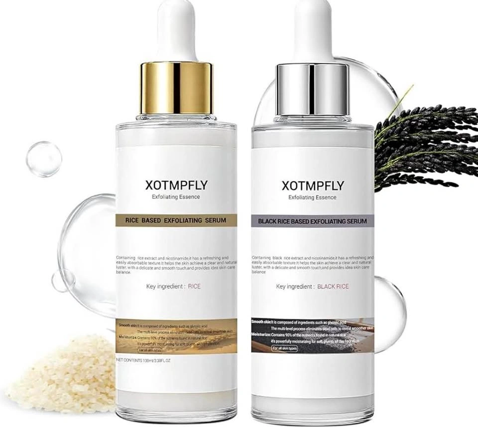 XOTMPFLY Black Rice Exfoliating Essence — 2 x 100ml — NEW