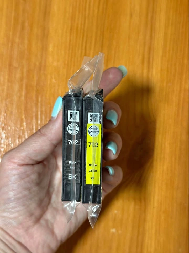 Epson 702 Ink Cartridges — Black & Yellow — 2‑Pack — Genuine OEM