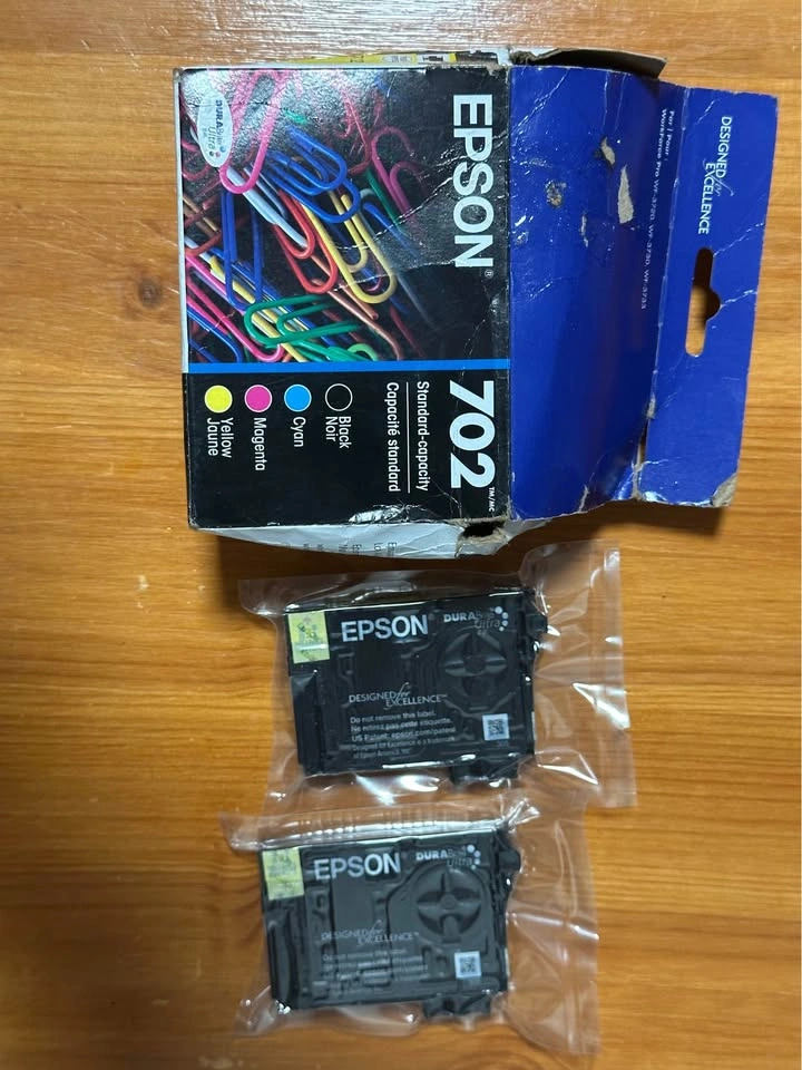 Epson 702 Ink Cartridges — Black & Yellow — 2‑Pack — Genuine OEM - photo 4