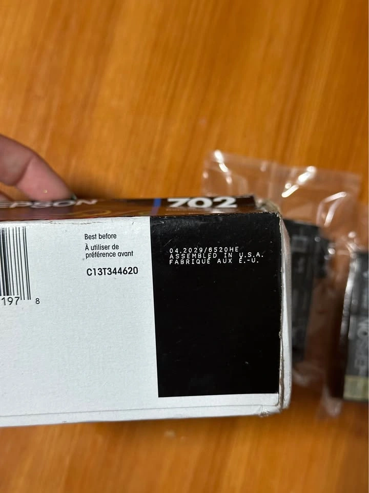Epson 702 Ink Cartridges — Black & Yellow — 2‑Pack — Genuine OEM - photo 5