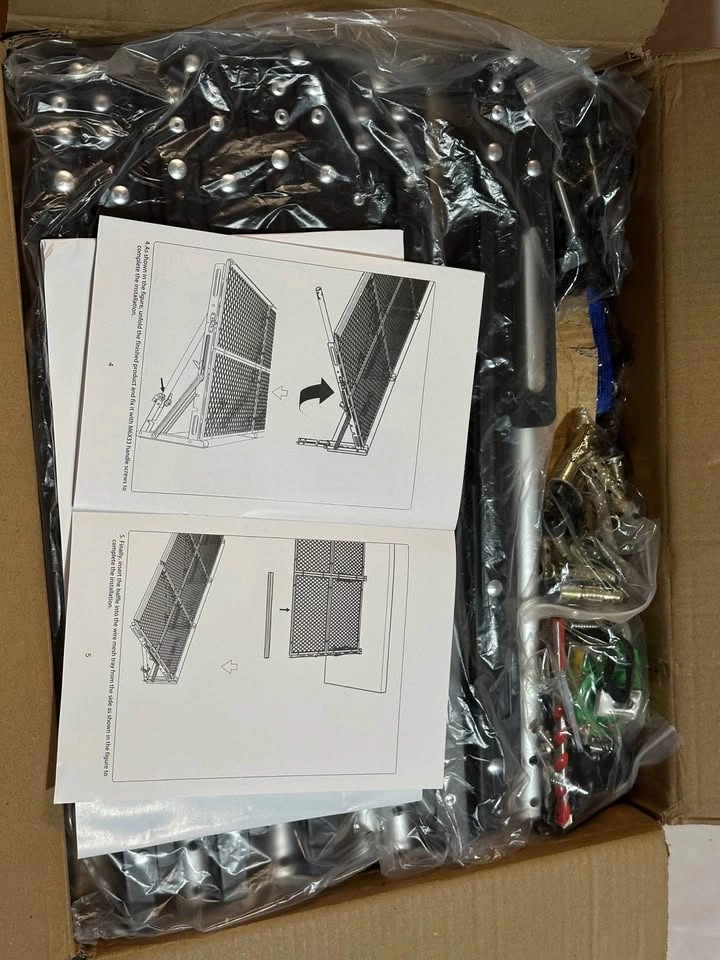 NEW Heavy-Duty Folding Garage Storage Rack CK-Q401 — 500 lb Capa - photo 4