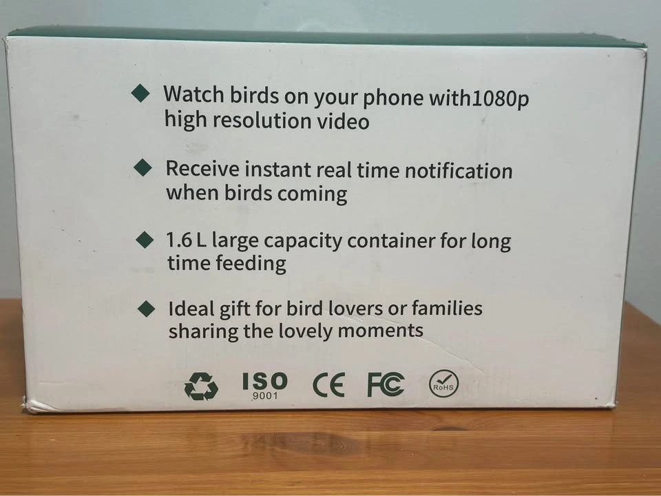 Soliom BF08S Smart Bird Feeder with Camera & Solar Panel — New - photo 5