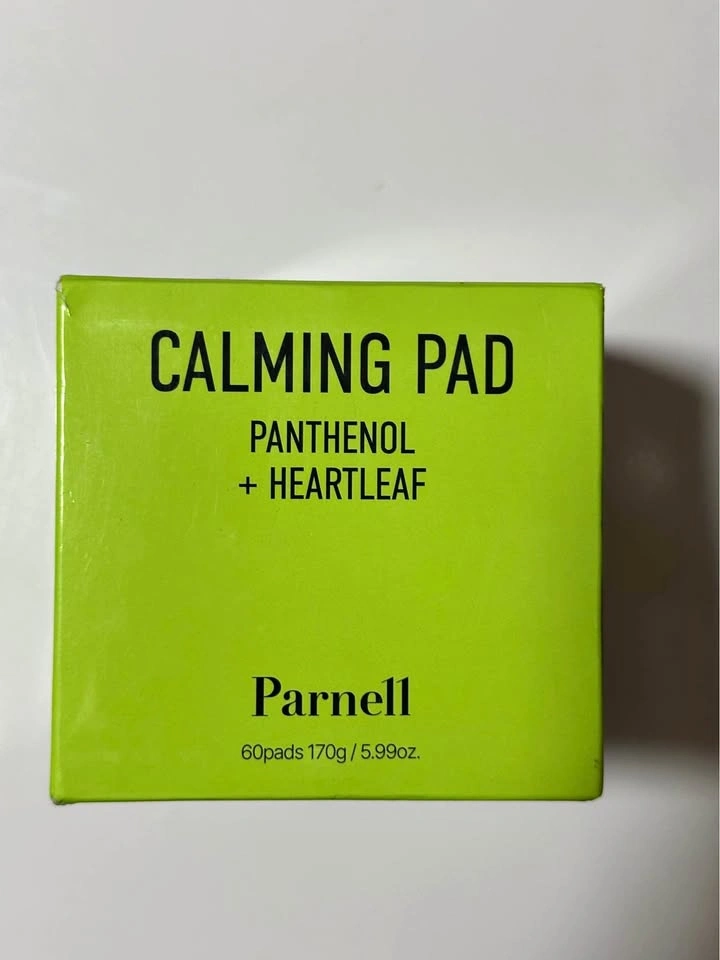 Parnell Panthenol Heartleaf Calming Pads (60ct) — NEW Sealed