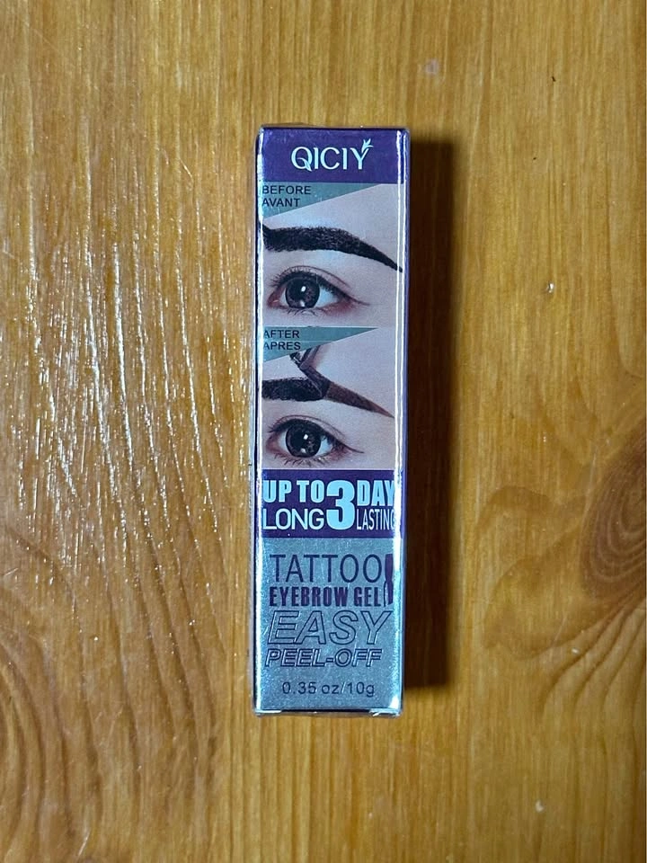QICIY Tattoo Eyebrow Gel — Peel-Off Brow Tint — New - photo 2