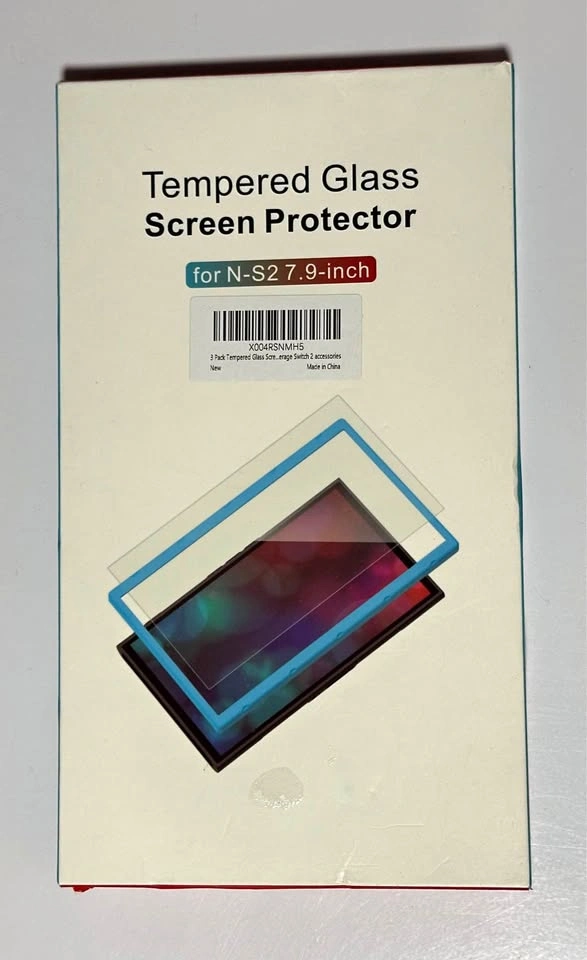 Nintendo Switch 2 Tempered Glass Screen Protector 3-Pack
