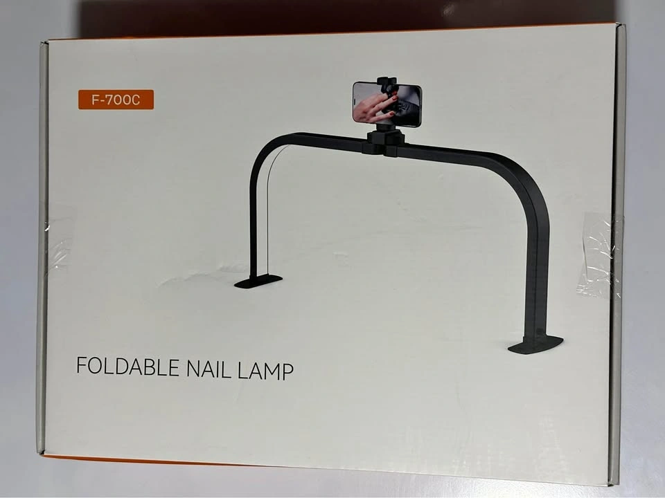 F-700C Foldable Nail Lamp — 40W LED Manicure Table Lamp — New