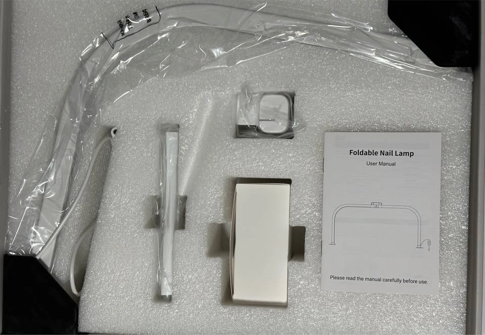 F-700C Foldable Nail Lamp — 40W LED Manicure Table Lamp — New - photo 4