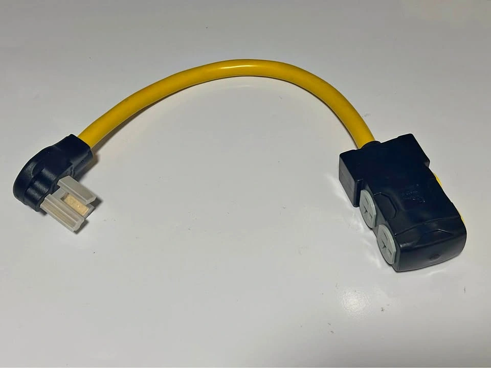 10/3 AWG Heavy Duty Power Adapter — 2-Way Splitter — NEW