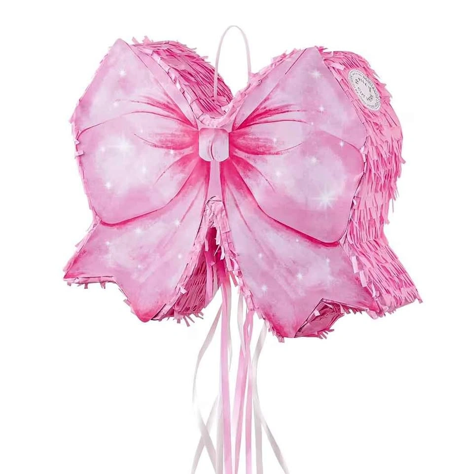 Pink Bow Piñata