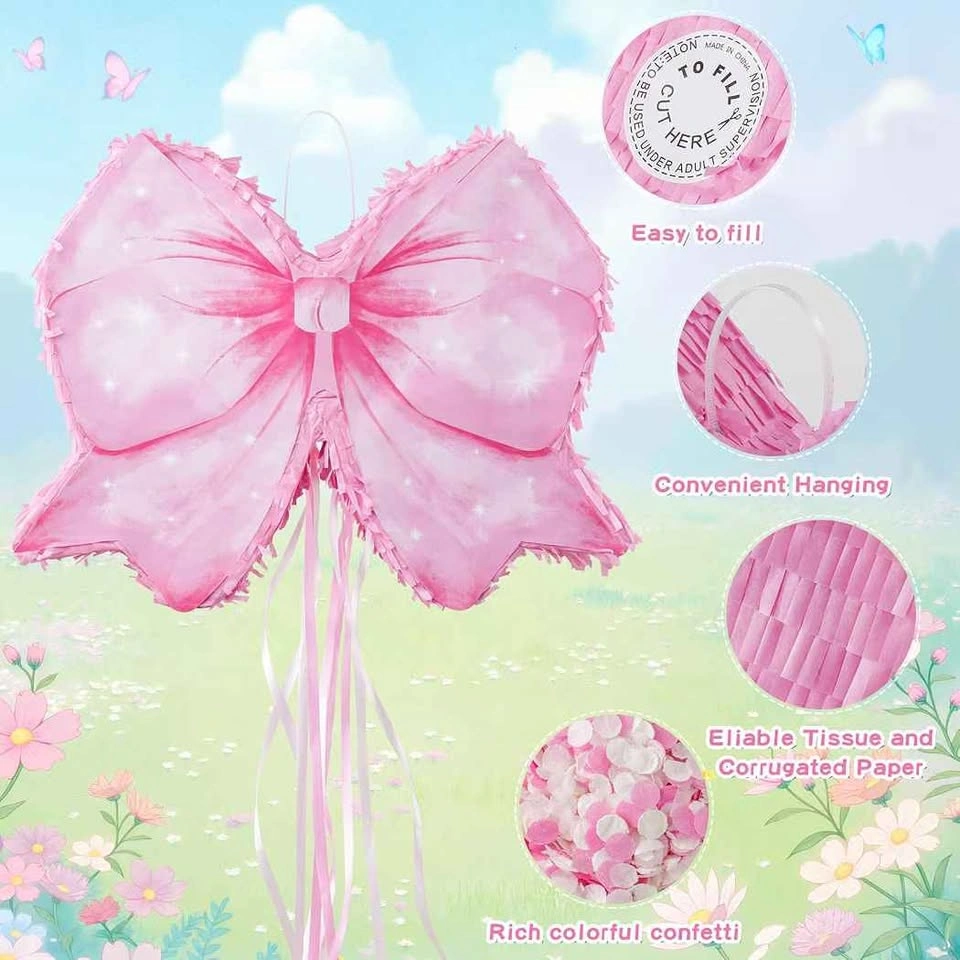 Pink Bow Piñata - photo 2
