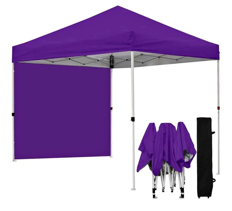 Brand new 10x10 FT Pop Up Canopy w/ Sidewall & Wheeled Bag