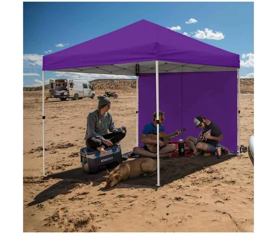 Brand new 10x10 FT Pop Up Canopy w/ Sidewall & Wheeled Bag - photo 4