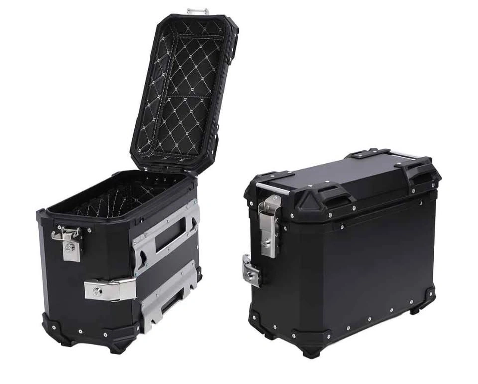 Universal Aluminum Motorcycle Panniers - photo 3