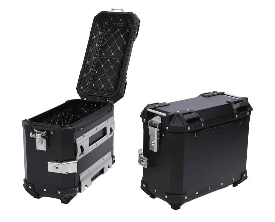 Universal Aluminum Motorcycle Panniers - photo 5