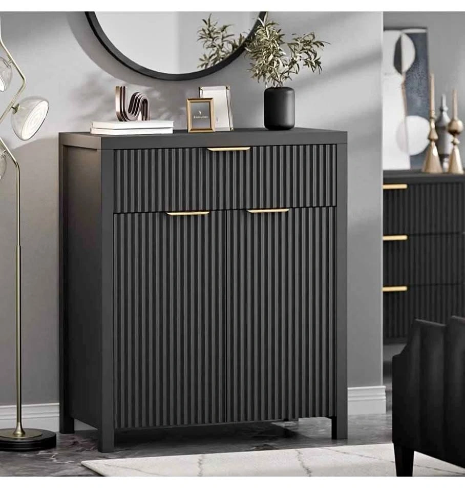 Brand new Fluted Buffet Cabinet for Kitchen, 28.3" Sideboard