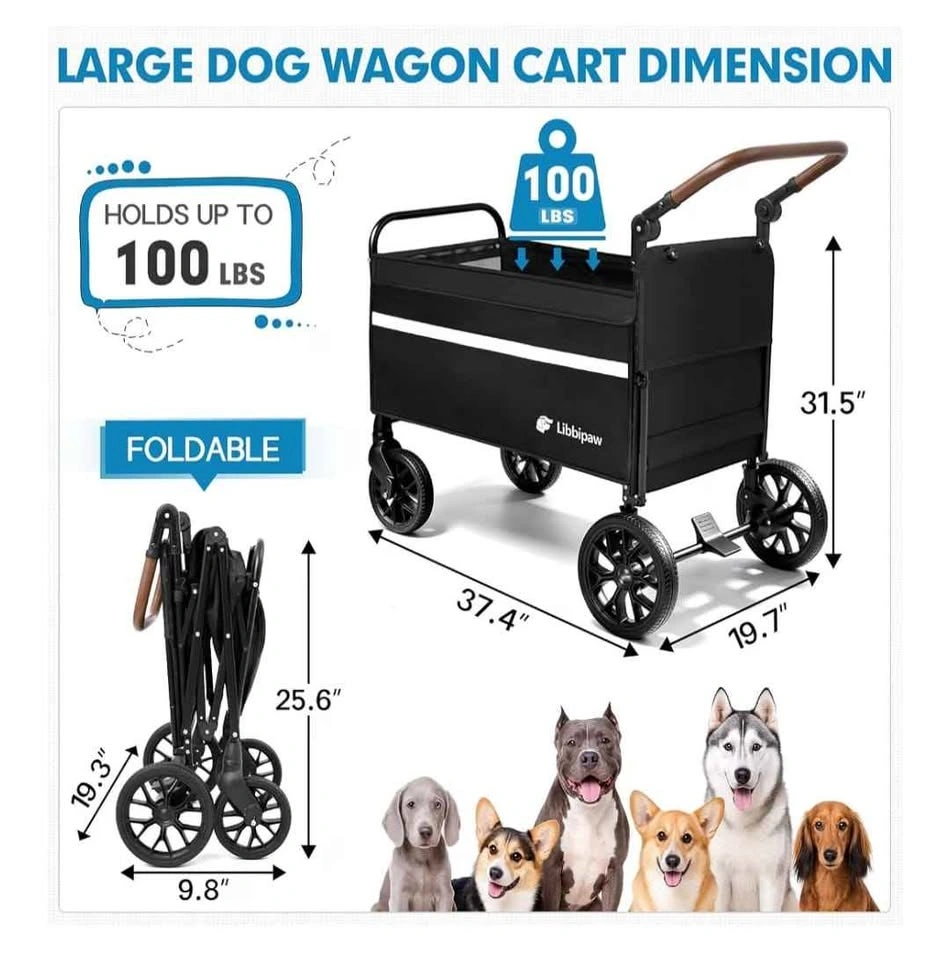 Libbipaw Large Dog Wagon Cart - photo 2
