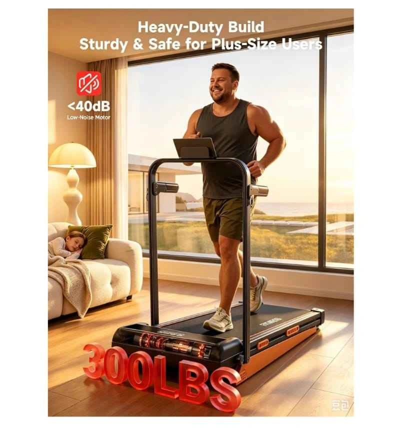 5-in-1 Walking Pad Treadmill with 17% Manual Incline - photo 2