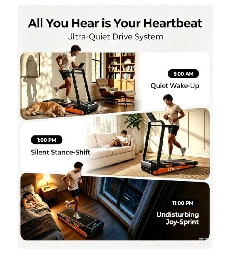 5-in-1 Walking Pad Treadmill with 17% Manual Incline - photo 3