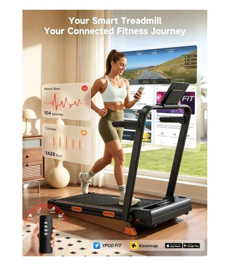 5-in-1 Walking Pad Treadmill with 17% Manual Incline - photo 4
