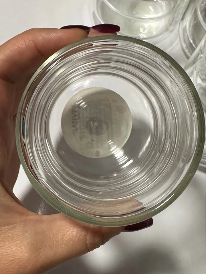 Double-wall Glass Tumbler Set — 4 pcs — Clear Ribbed Design - photo 3