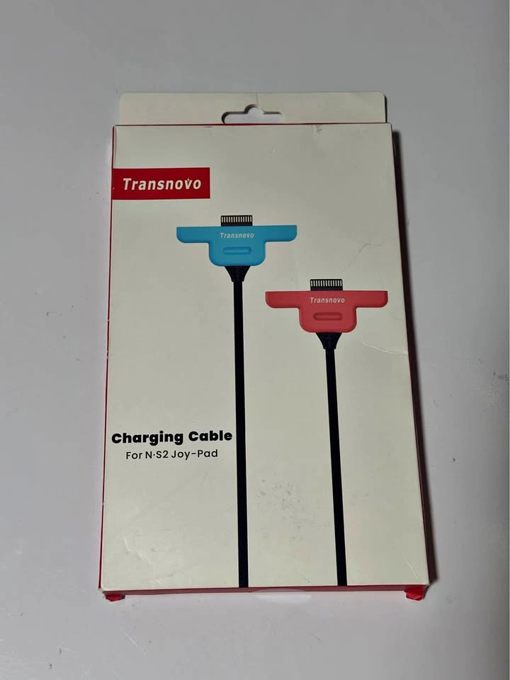 Transnovo Joy-Con Charging Cable for Nintendo Switch — 2 Pack —