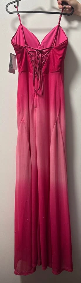 Violet Weekend Sparkly Maxi Dress — Size 9–10 — Pink — NWT - photo 3