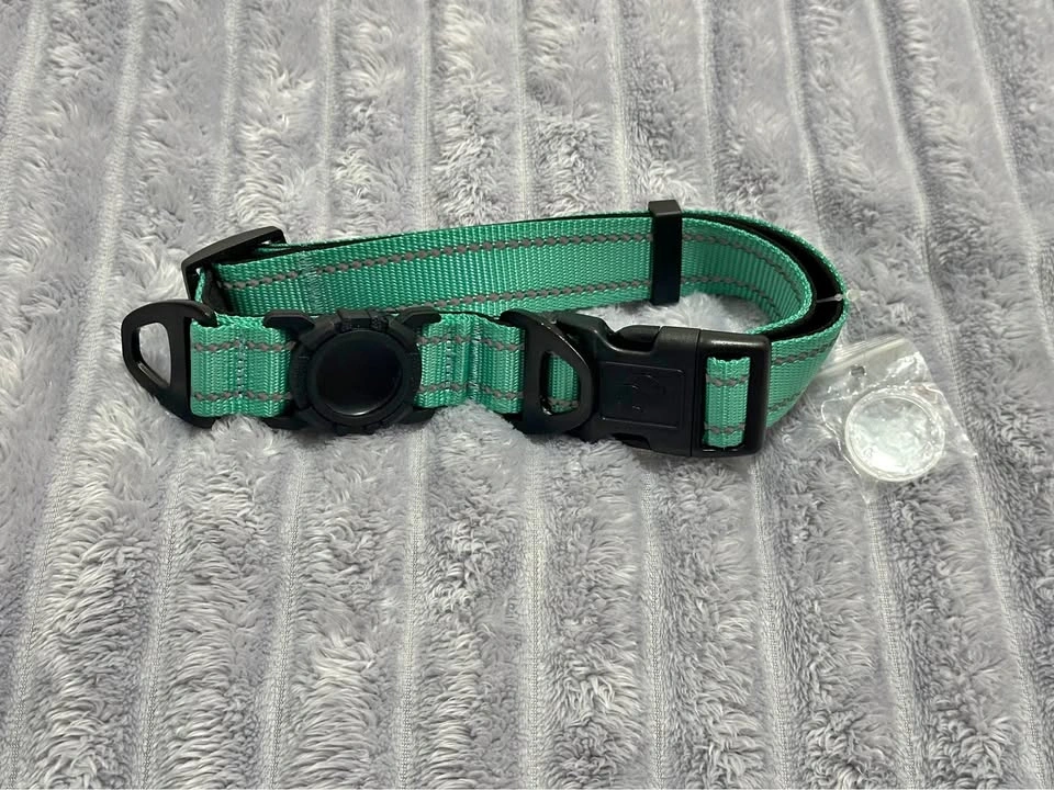 Green Dog Collar XL — Adjustable Water-Resistant