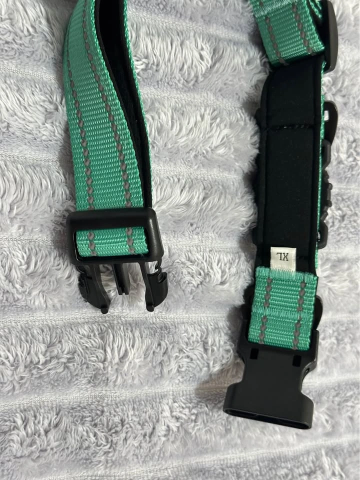 Green Dog Collar XL — Adjustable Water-Resistant - photo 3