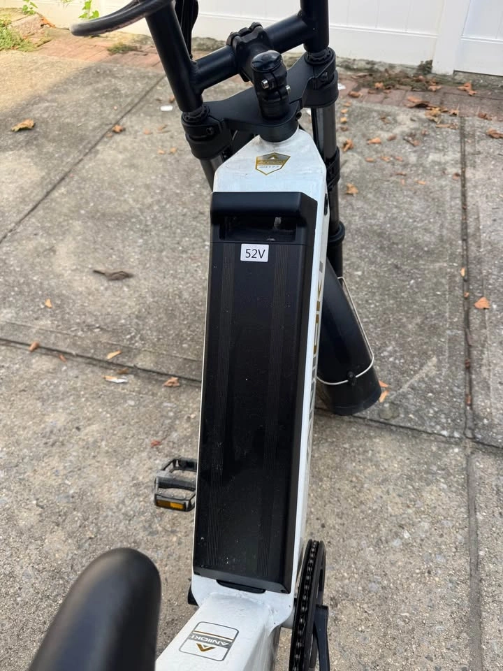 White Aniioki AQ177 Pro Max eBike – 52V Long Range - photo 2