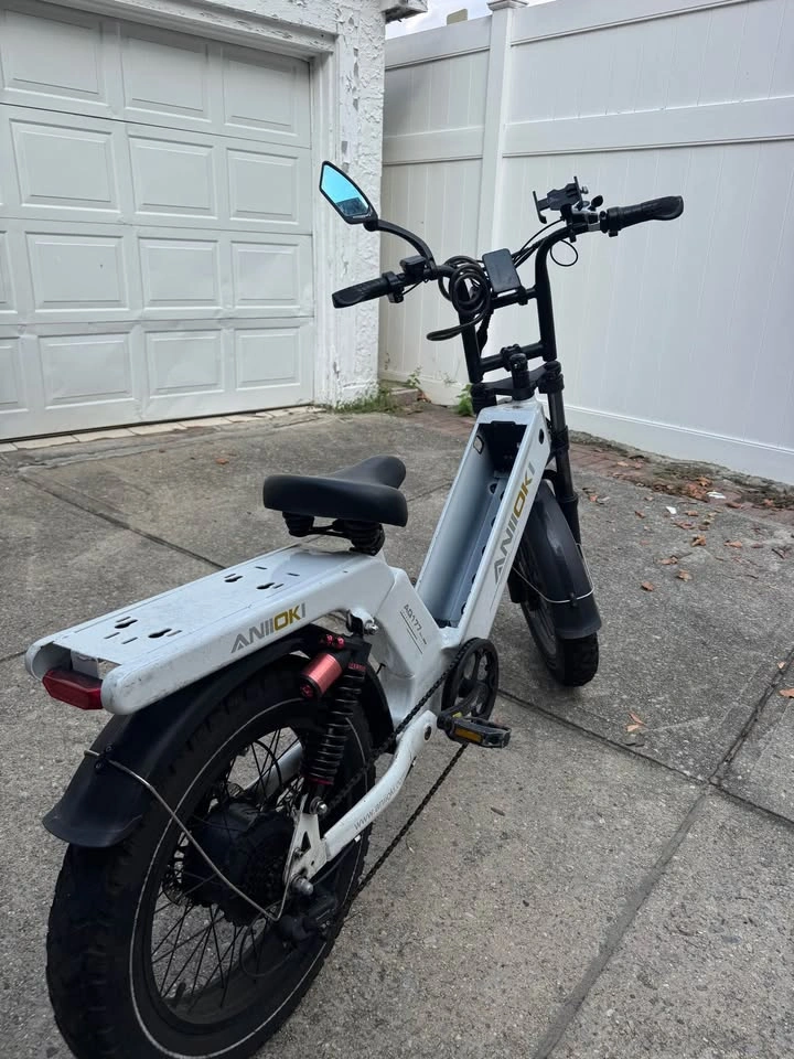 White Aniioki AQ177 Pro Max eBike – 52V Long Range - photo 3