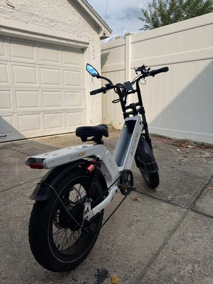 White Aniioki AQ177 Pro Max eBike – 52V Long Range - photo 5