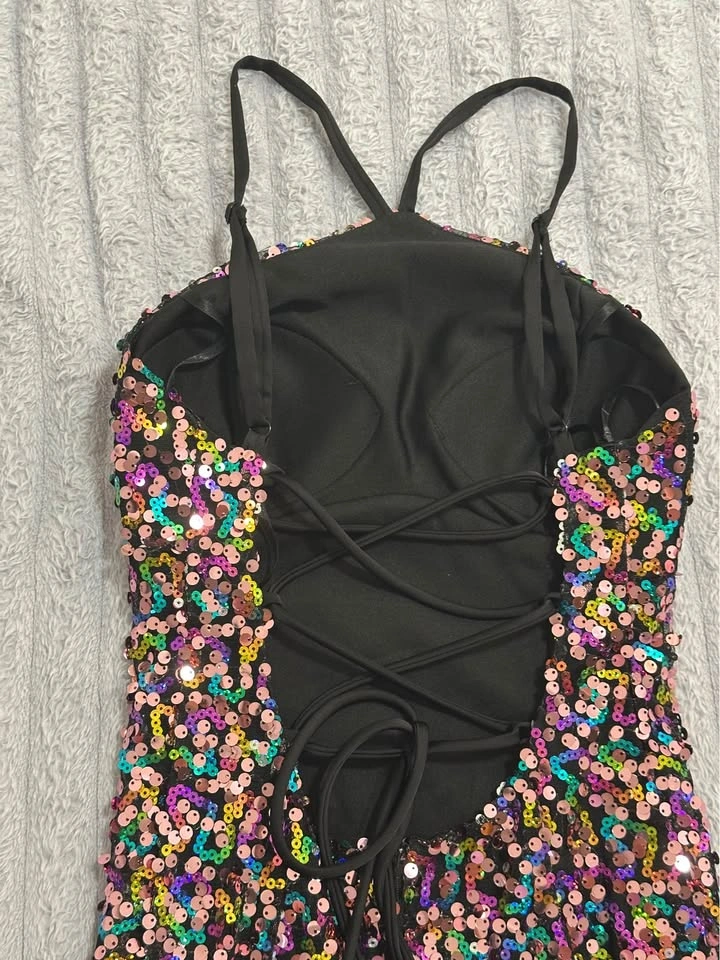 Violet Weekend Multicolor Sequin Maxi Dress — Women’s XXS / 0/0 - photo 5