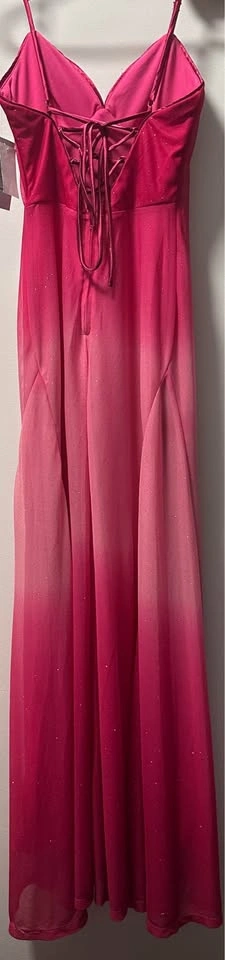 Violet Weekend Pink Sparkle Maxi Dress — Size 3/4 — NWT - photo 3