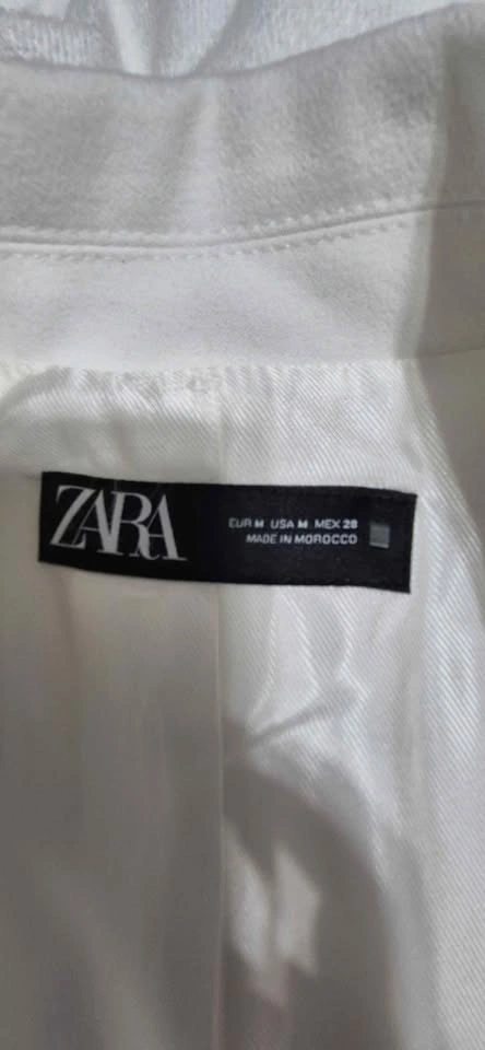 Zara White Double-Breasted Blazer - photo 4