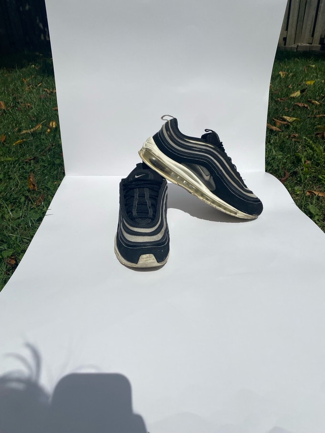Nike Air Max 97 Black Tan Sneakers Women’s 10/Men’s 8.5
