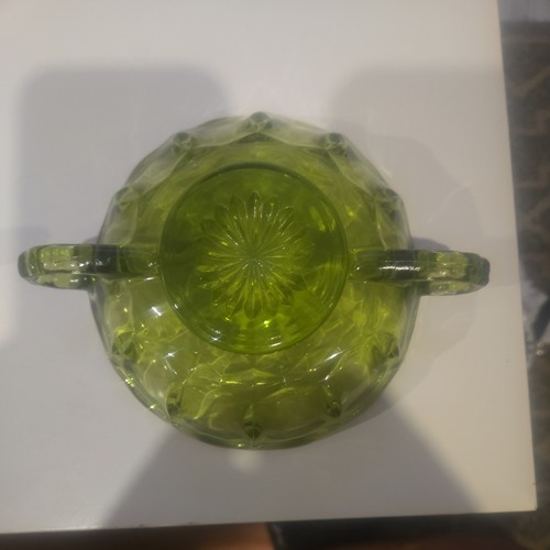 Pair Vintage Anchor Hocking Fairfield Avocado Green Bowls - photo 4