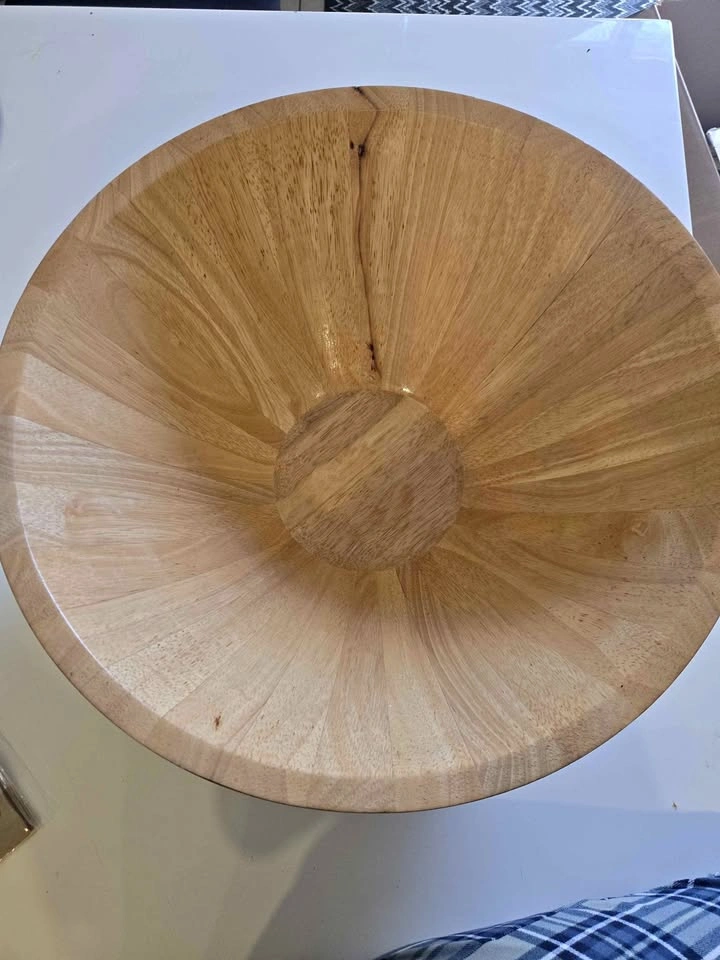 Huge wood bowl