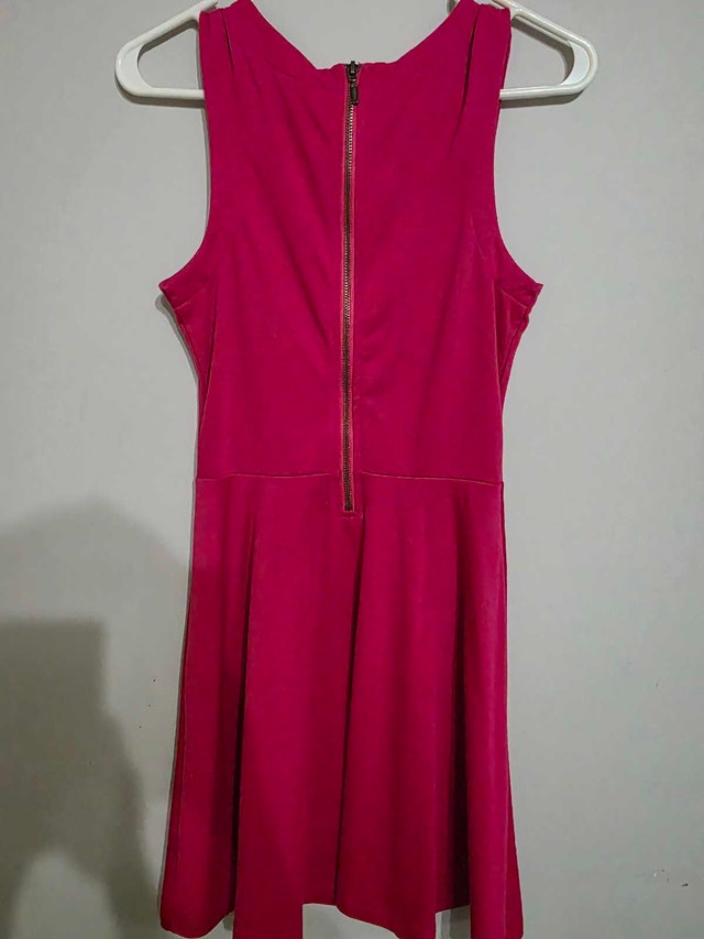 Old Navy Magenta Fit and Flare Dress - Size Small - photo 2