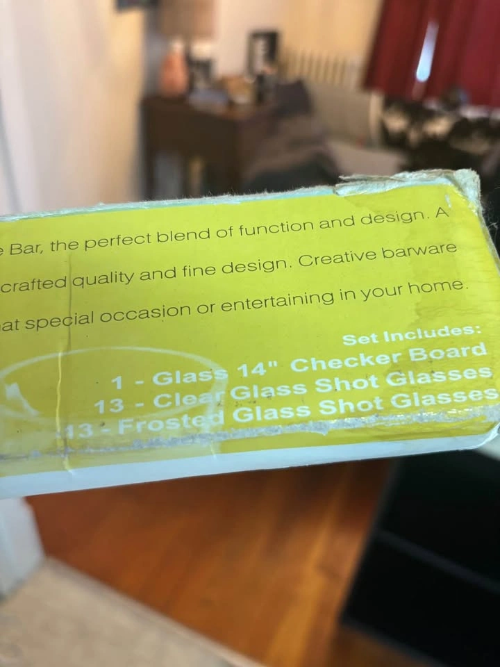 Essentials for the Bar Checkerboard Shot Glass Set - photo 4
