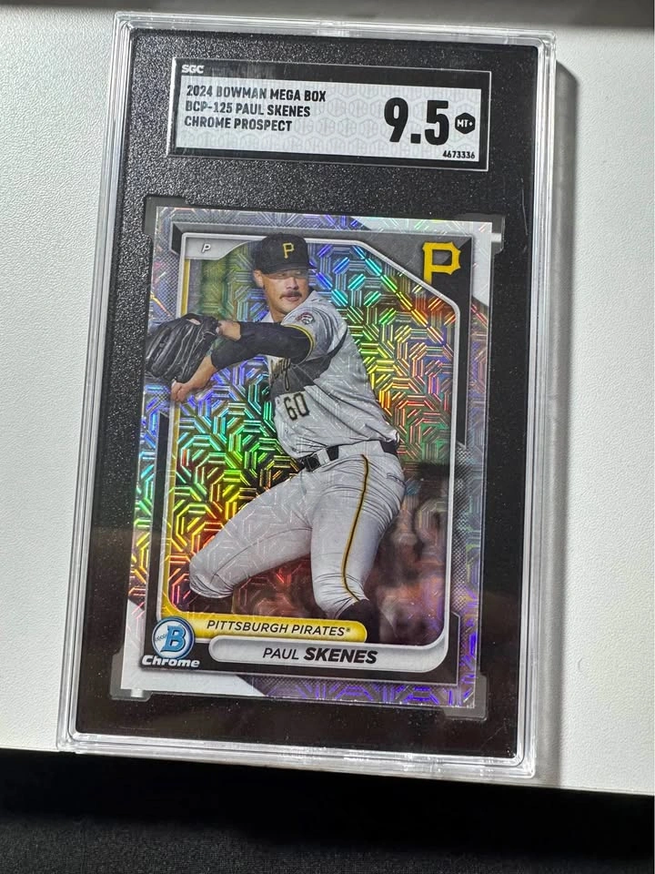2024 Bowman Mega Box Paul Skenes Chrome Prospect BCP-125 SGC 9.5