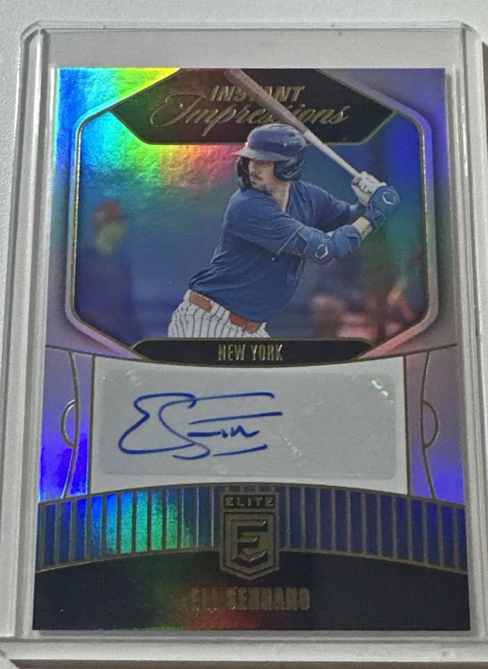 2026 Panini Donruss Elite Eli Serrano Autograph Card